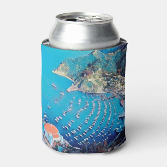 ldp SANTA CATALINA Island - California - harbour Can Cooler (Can Front)
