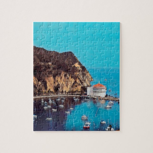 ldp SANTA CATALINA ISLAND - harbour - Jigsaw Puzzle (Vertical)