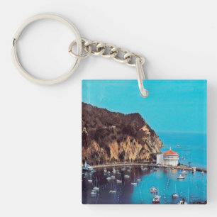 ldp SANTA CATALINA ISLAND - harbour - Key Ring