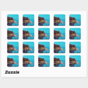 ldp SANTA CATALINA ISLAND - harbour - Square Sticker