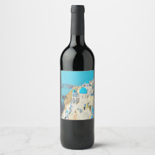 ldp SANTORINI - view - Wine Label