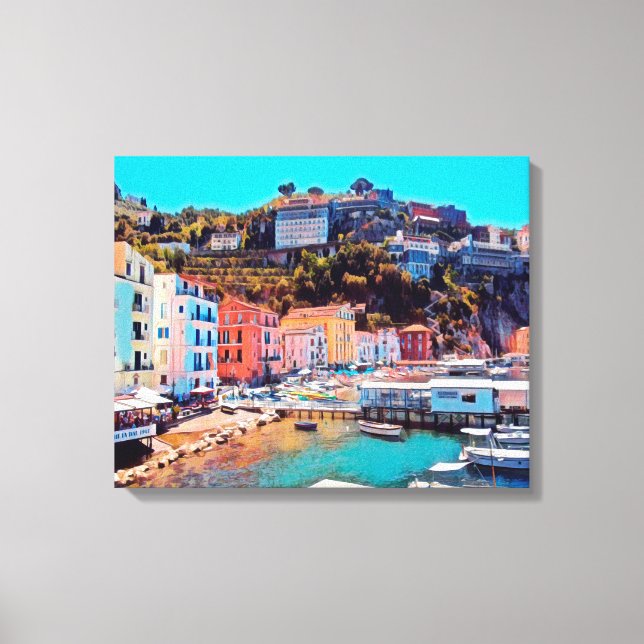 ldp SORRENTO - panorama - beach - Canvas Print (Front)