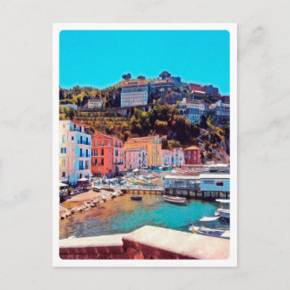 ldp SORRENTO - panorama - beach - Postcard
