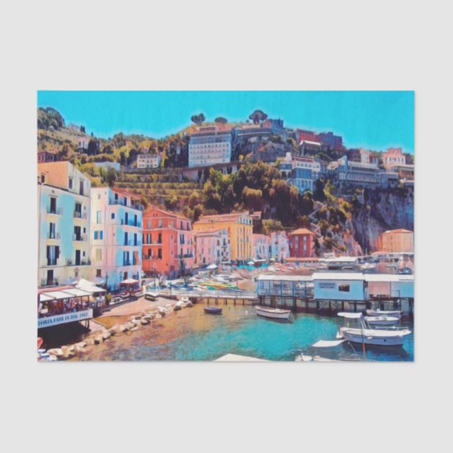 ldp SORRENTO - panorama - beach - Tissue Paper (Front)