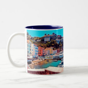ldp SORRENTO - panorama - beach - Two-Tone Coffee Mug
