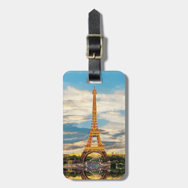 ldp TOUR EIFFEL - Paris - view - Luggage Tag (Front Vertical)