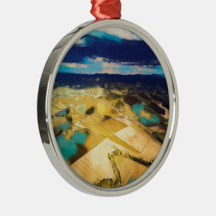 ldp TUSCANY - Tuscan countryside - Metal Tree Decoration