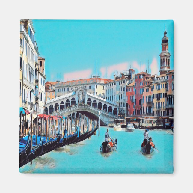 ldp VENICE - gondolas - rialto - Magnet (Front)