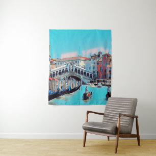ldp VENICE - gondolas - rialto - Tapestry