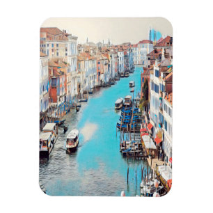 ldp VENICE - View of the Grand Canal from Rialto Magnet