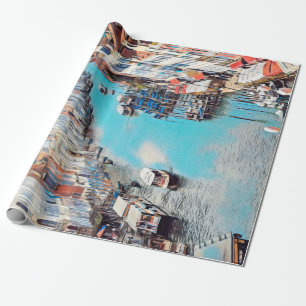 ldp VENICE - View of the Grand Canal from Rialto Wrapping Paper