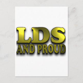 LDS and Proud Postcard