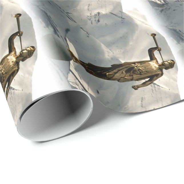 LDS Angel Moroni Wrapping Paper (Roll Corner)