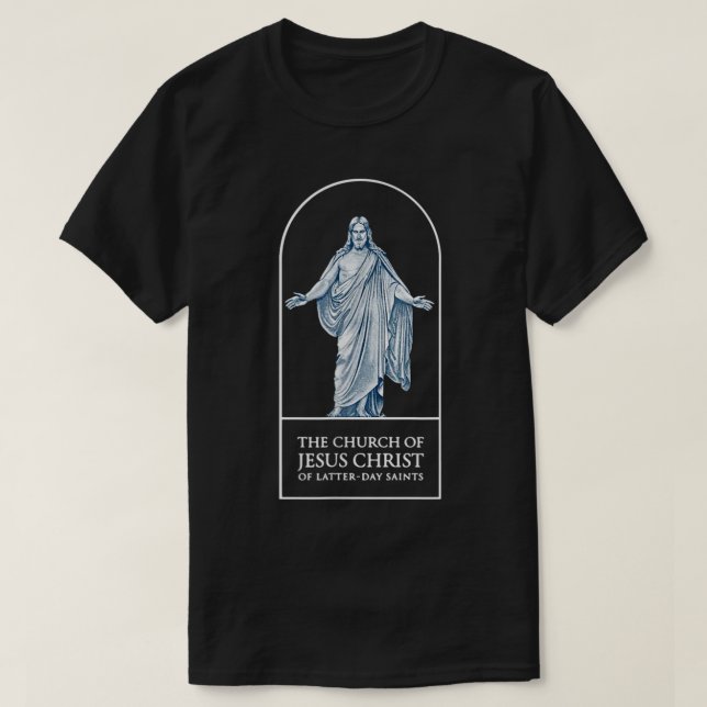 LDS Church Shirt  Church of Jesus Christ Logo  Mor (Design Front)