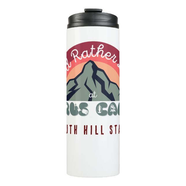 LDS Girls Camp Custom Waterbottle Thermal Tumbler (Front)