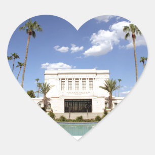 lds mesa arizona temple mormon picture heart sticker