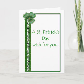 LDS Missionary St Patrick's Day Card