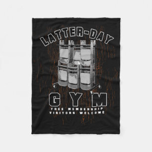 Lds Mormon Funny Mens Womens Boys Girls Missionary Fleece Blanket