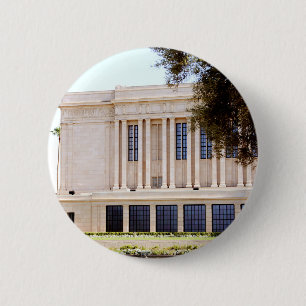 lds mormon mesa arizona temple picture 6 cm round badge