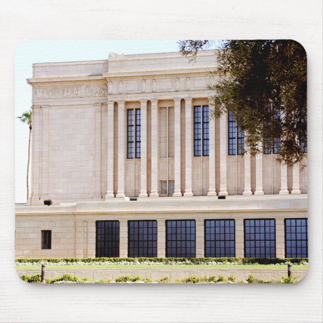 lds mormon mesa arizona temple picture mouse mat (Front)
