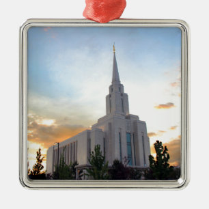 LDS mormon Oquirrh Mountain Utah temple Metal Tree Decoration