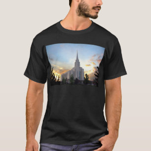 LDS mormon Oquirrh Mountain Utah temple T-Shirt