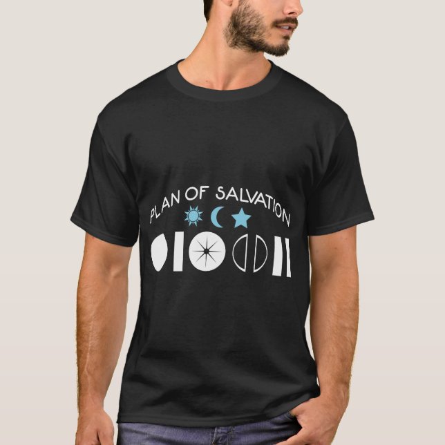 LDS Plan of Salvation Mormon Missionary Gift T-Shirt (Front)