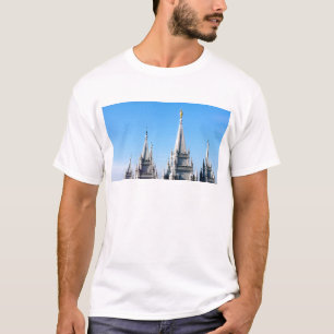 lds salt lake city temple angel moroni T-Shirt