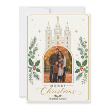 LDS Salt Lake City Temple Merry Christmas