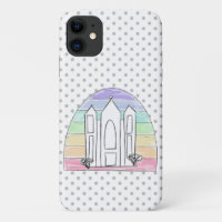 LDS Salt Lake City Temple rainbow sunset mormon