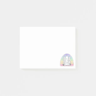 LDS Salt Lake City Temple rainbow sunset mormon Post-it Notes