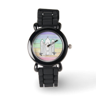 LDS Salt Lake City Temple rainbow sunset mormon Watch