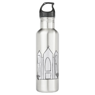 LDS Salt Lake City Temple simple modern mormon 710 Ml Water Bottle