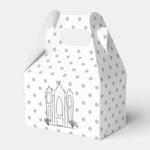 LDS Salt Lake City Temple simple modern mormon Favour Box