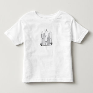 LDS Salt Lake City Temple simple modern mormon Toddler T-Shirt