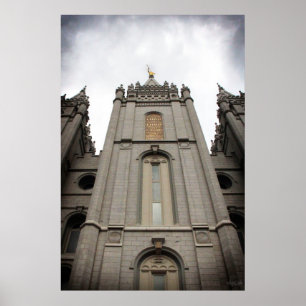 LDS Salt Lake City, UT Temple poster - large