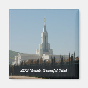 LDS Temple, Bountiful Utah Magnet