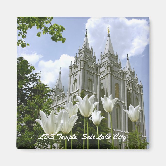 LDS Temple, Salt Lake City Magnet (Front)