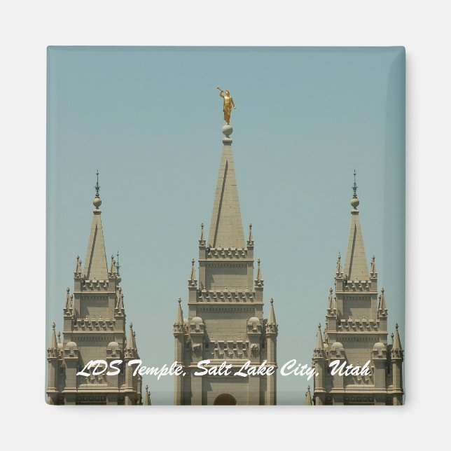 LDS Temple, Salt Lake City, Utah Magnet (Front)
