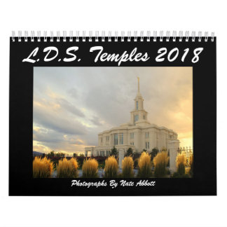 LDS Temples 2018 Calendar