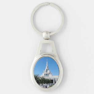 LDS Temples Key Ring