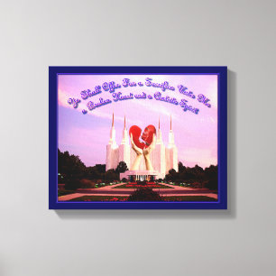 LDS Washington, D.C. Temple Canvas Print
