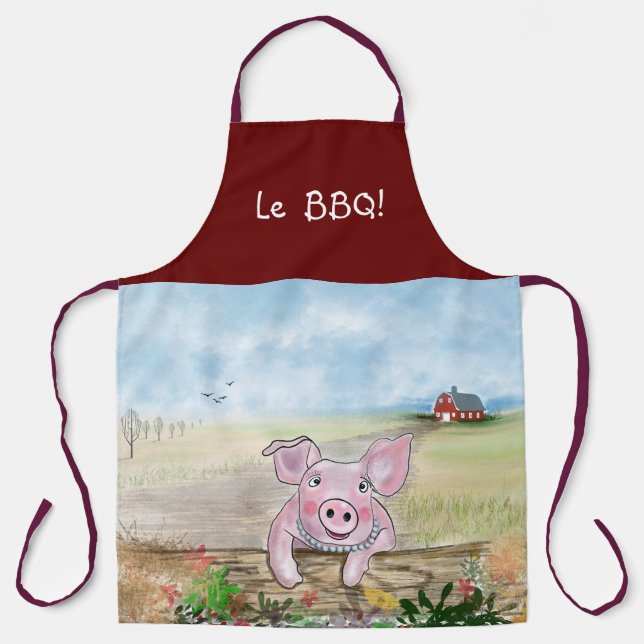 Le BBQ Apron (Front)