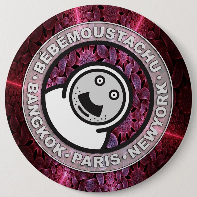 le bébé moustatchu - button - 002 (Front)