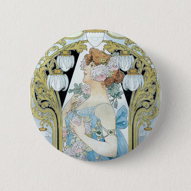 le Bec Lias Dethrone l'Ectricite 6 Cm Round Badge (Front)