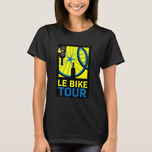 Le Bike Tour Art T-Shirt