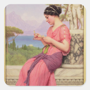Le Billet Doux, 1913 Square Sticker