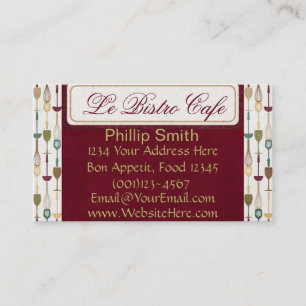 Le Bistro Cafe Business Cards