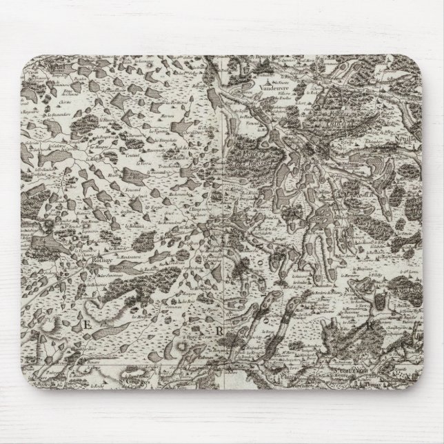 Le Blanc, Chateauroux, Montmorillon Mouse Mat (Front)