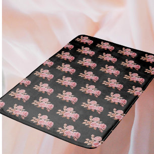 Le Boudoir Noire Pink Peach Black Bath Mat